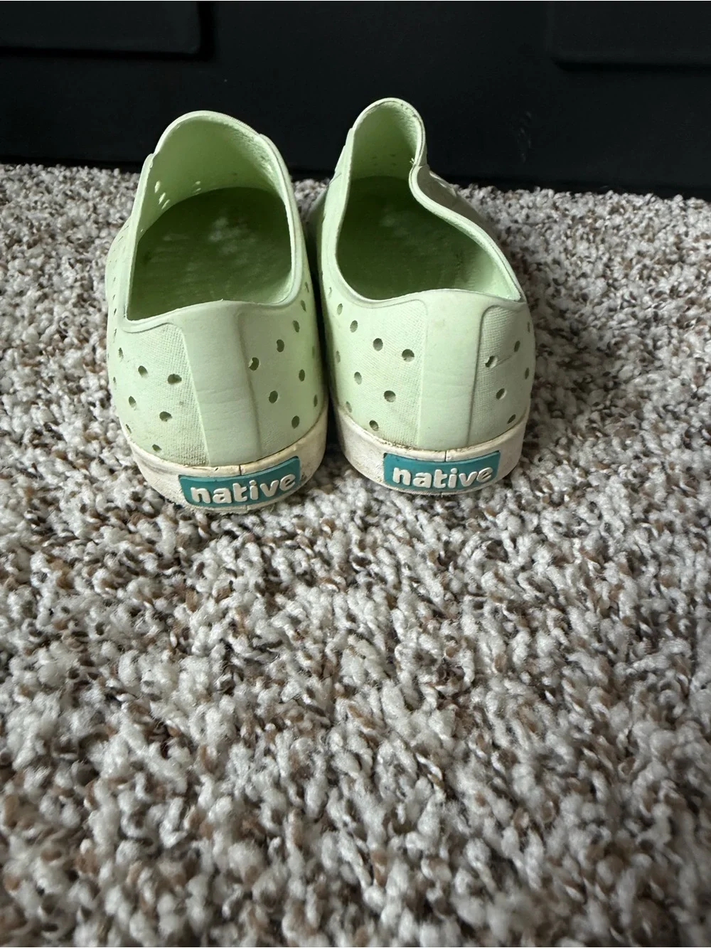 Native Kids Slip-On Water Shoes in Light Green